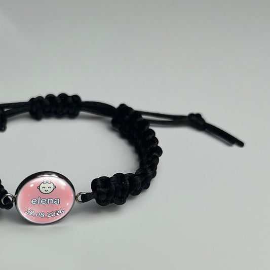 PERSONALISIERTES ARMBAND FÜR DEIN BABY (MÄDCHEN)